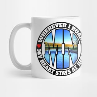 Heart Stays Home - Minnesota Mug